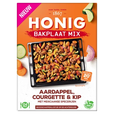 Honig Mix aardappel, courgette & kip