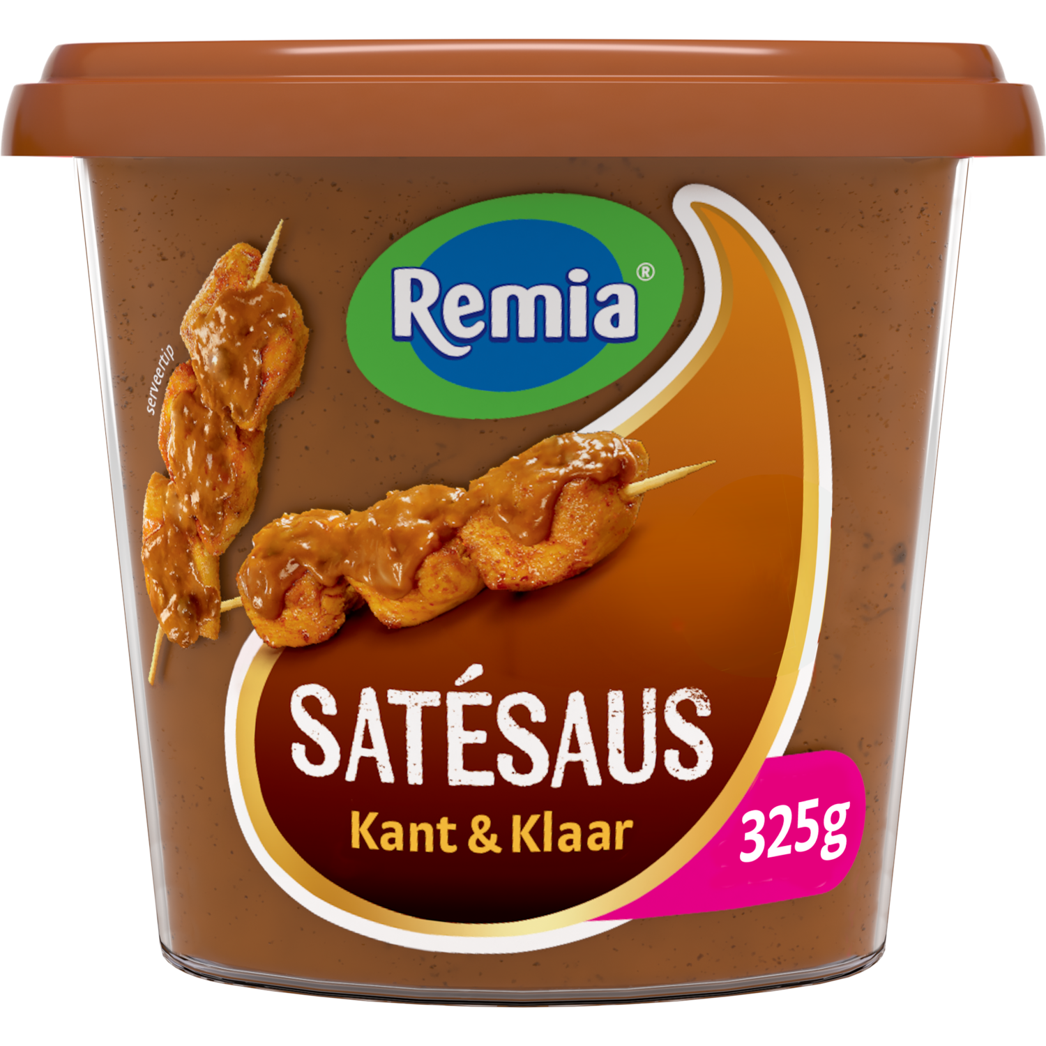 Remia Satésaus kant & klaar