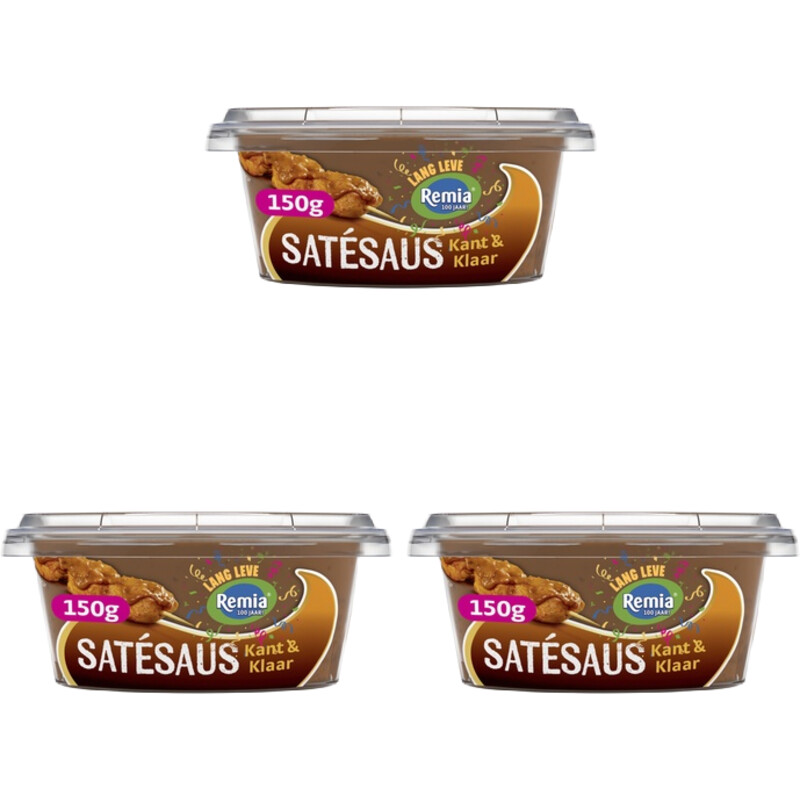 Remia Satésaus kant en klaar 3-pack