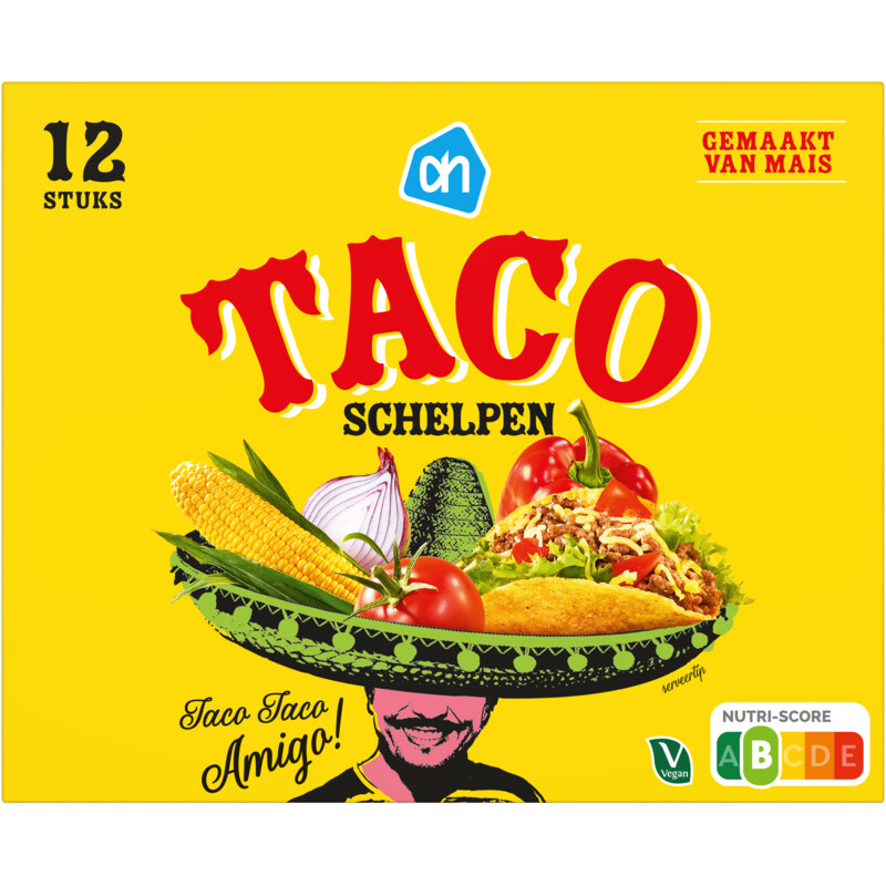 AH Taco schelpen