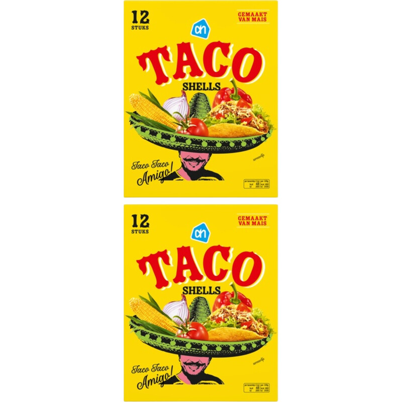 AH Taco schelpen 2-pack