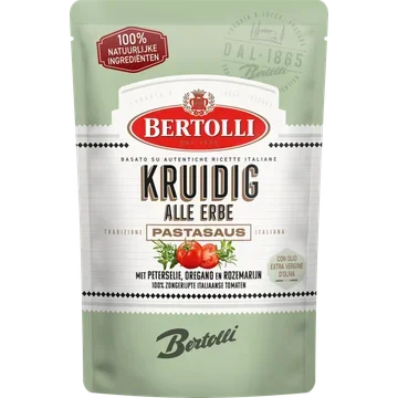Bertolli Pastasaus in zak kruidig