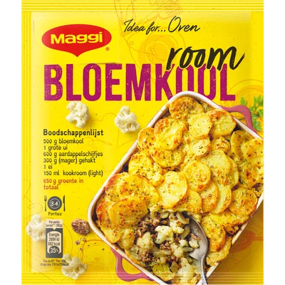 Maggi Ovenschotel bloemkool room