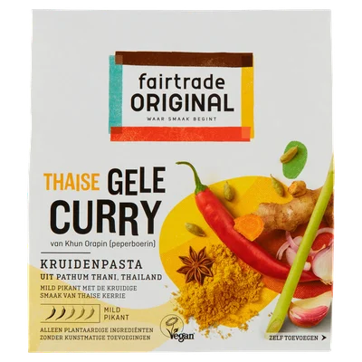 Fairtrade Original Kruidenpasta gele curry