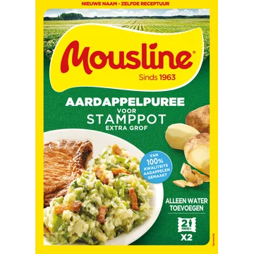 Mousline Aardappelpuree voor stamppot extra grof