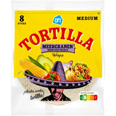 AH Tortilla meergranen wraps