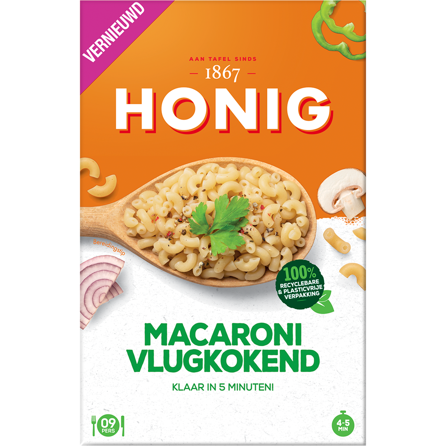 Honig Macaroni vlugkokend