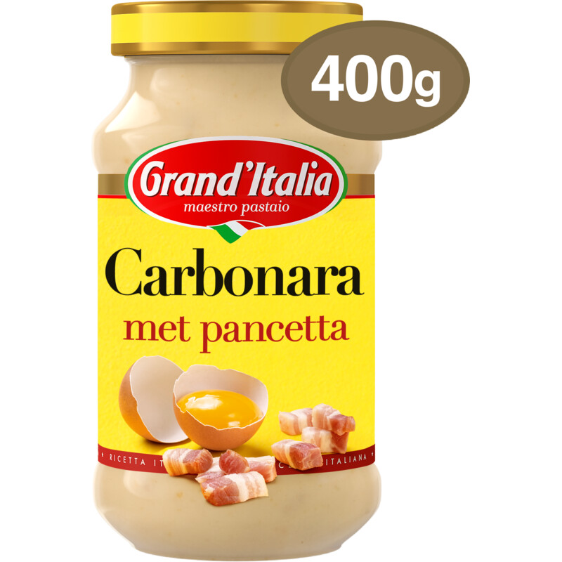 Grand' Italia Carbonara met pancetta