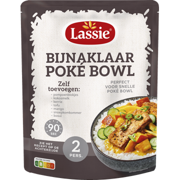 Lassie Voorgestoomde poké bowl rijst