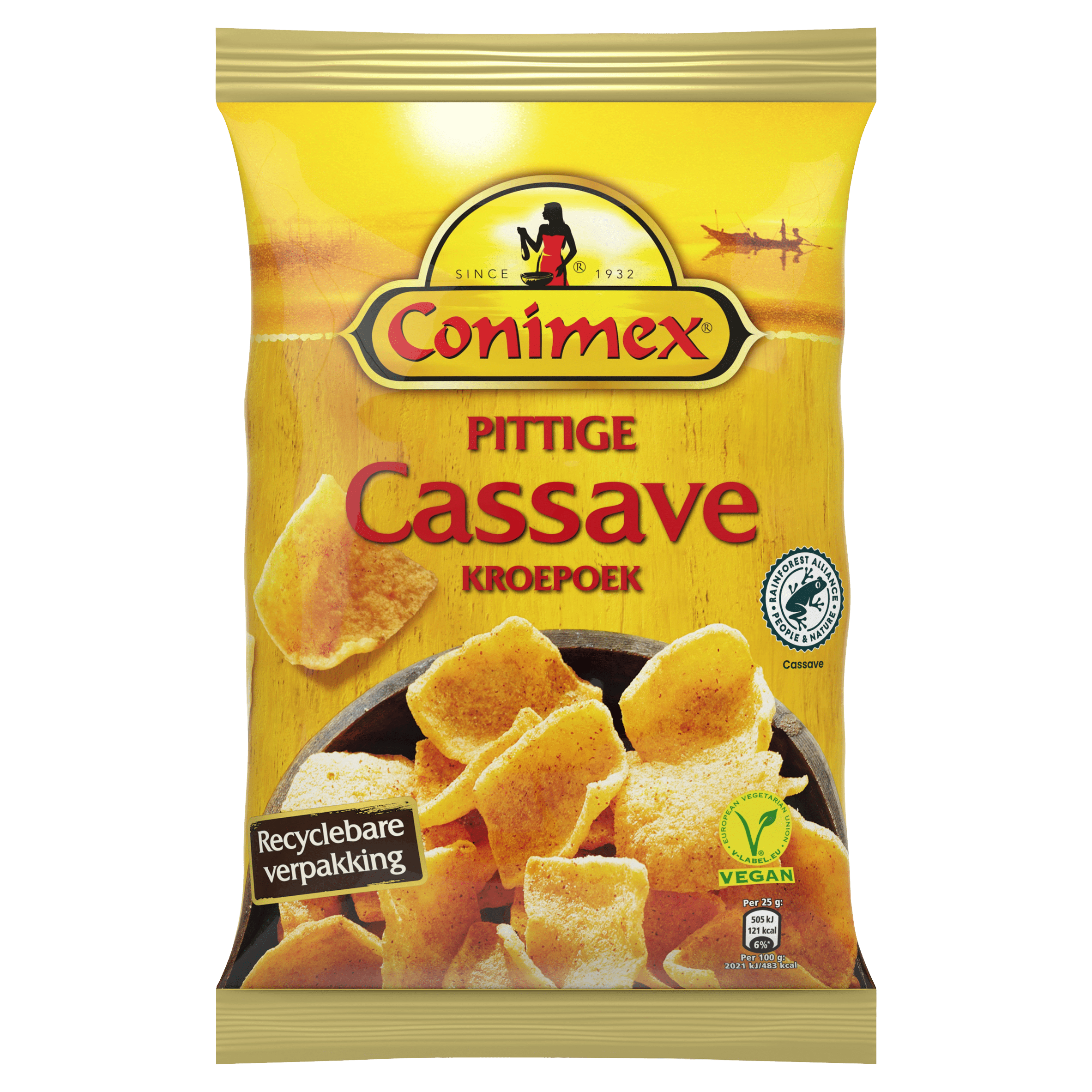 Conimex Kroepoek pittige cassave