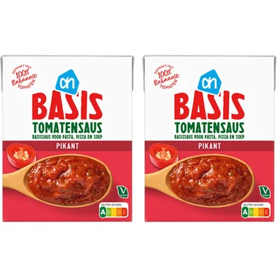 AH Basis tomatensaus pikant 2-pack