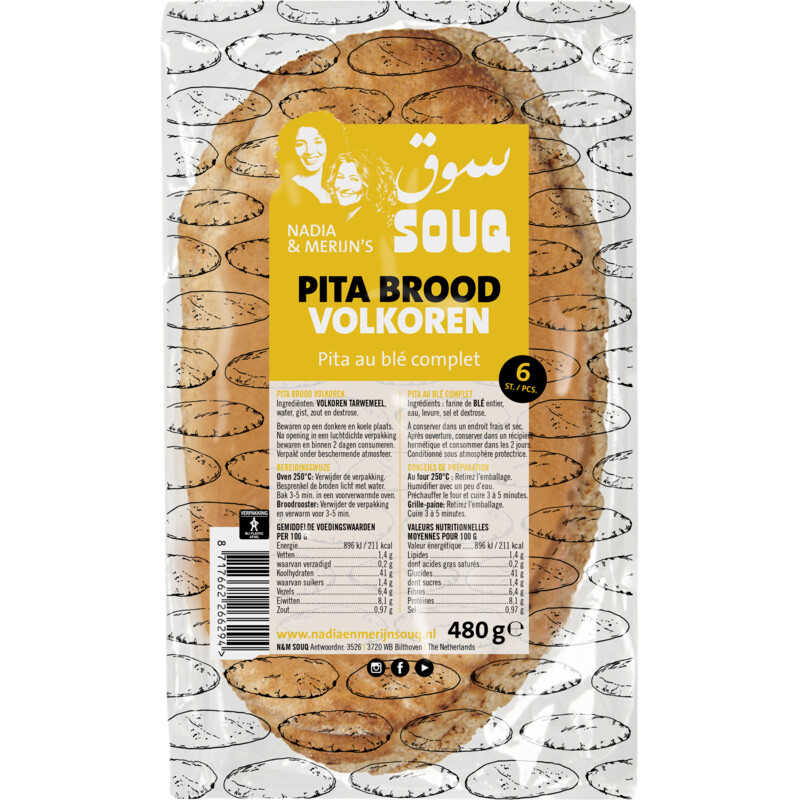 Souq Pita brood volkoren