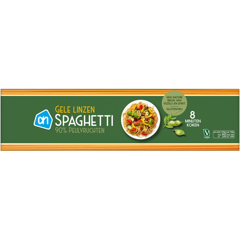 AH Gele linzen spaghetti