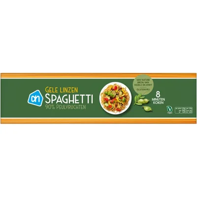 AH Gele linzen spaghetti
