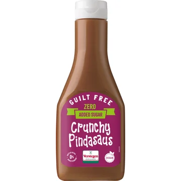 Verstegen Crunchy pindasaus zero added sugar