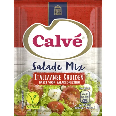 Calvé Salademix Italiaanse kruiden 3-pack