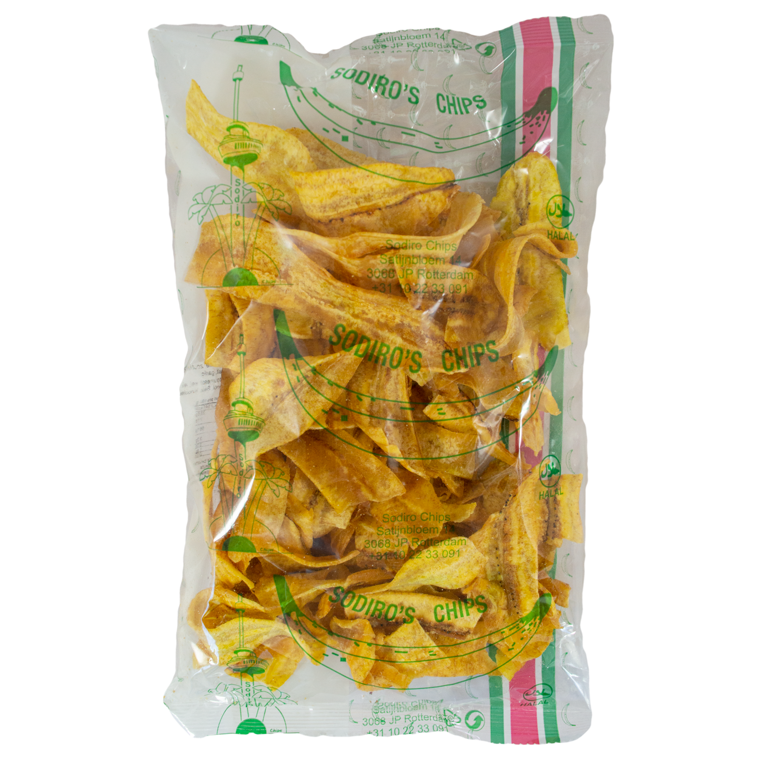 Sodiro Banana chips long