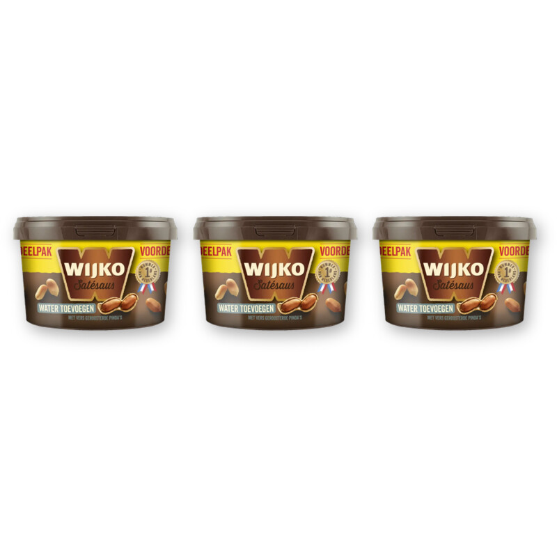 Wijko Satésaus voordeelpak 3-pack