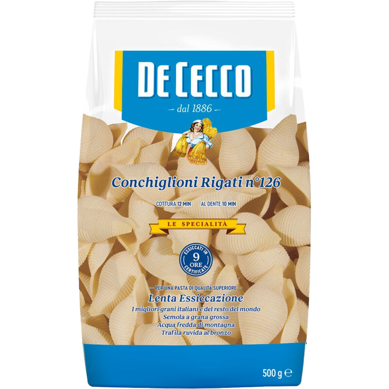 De Cecco Conchiglioni rigati nr 126