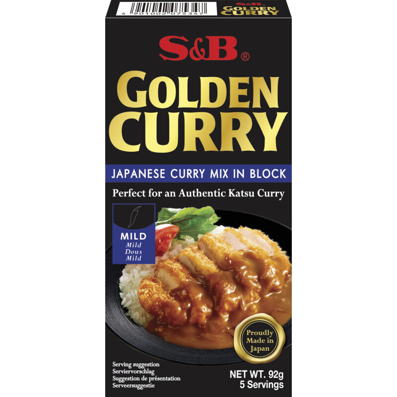 S&B Golden curry Japanese mix mild