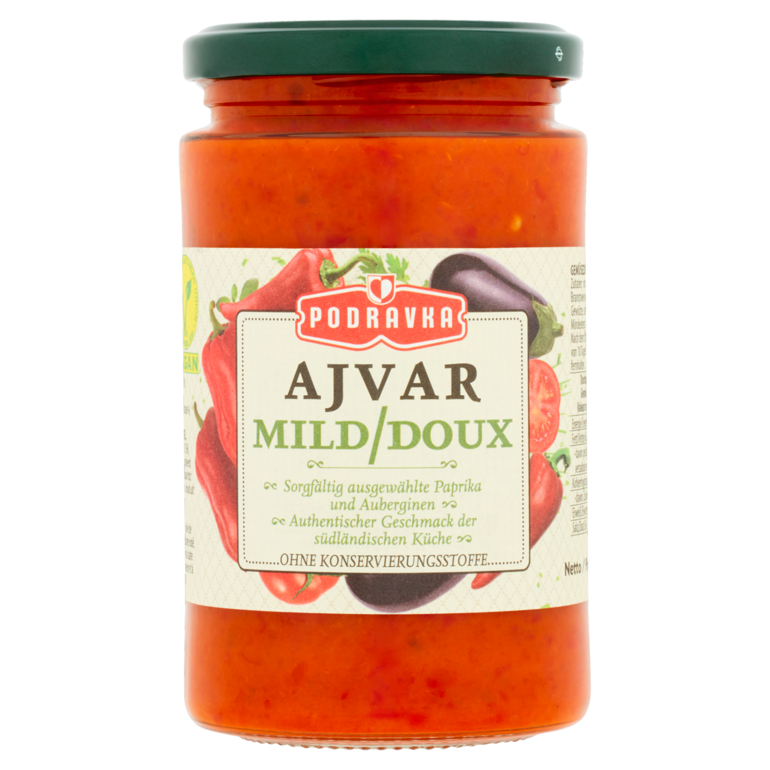 Podravka Ajvar mild paprikasaus