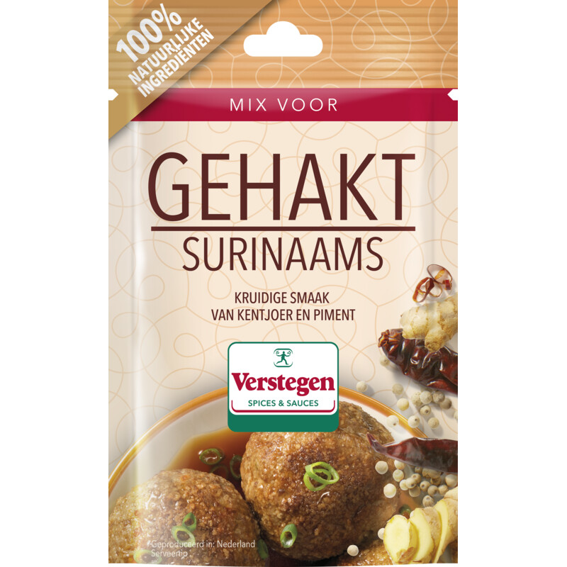 Verstegen Kruidenmix voor gehakt Surinaams