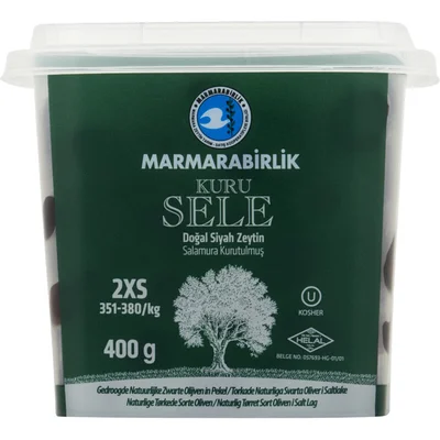 Marmarabirlik Kuru sele zwarte olijven