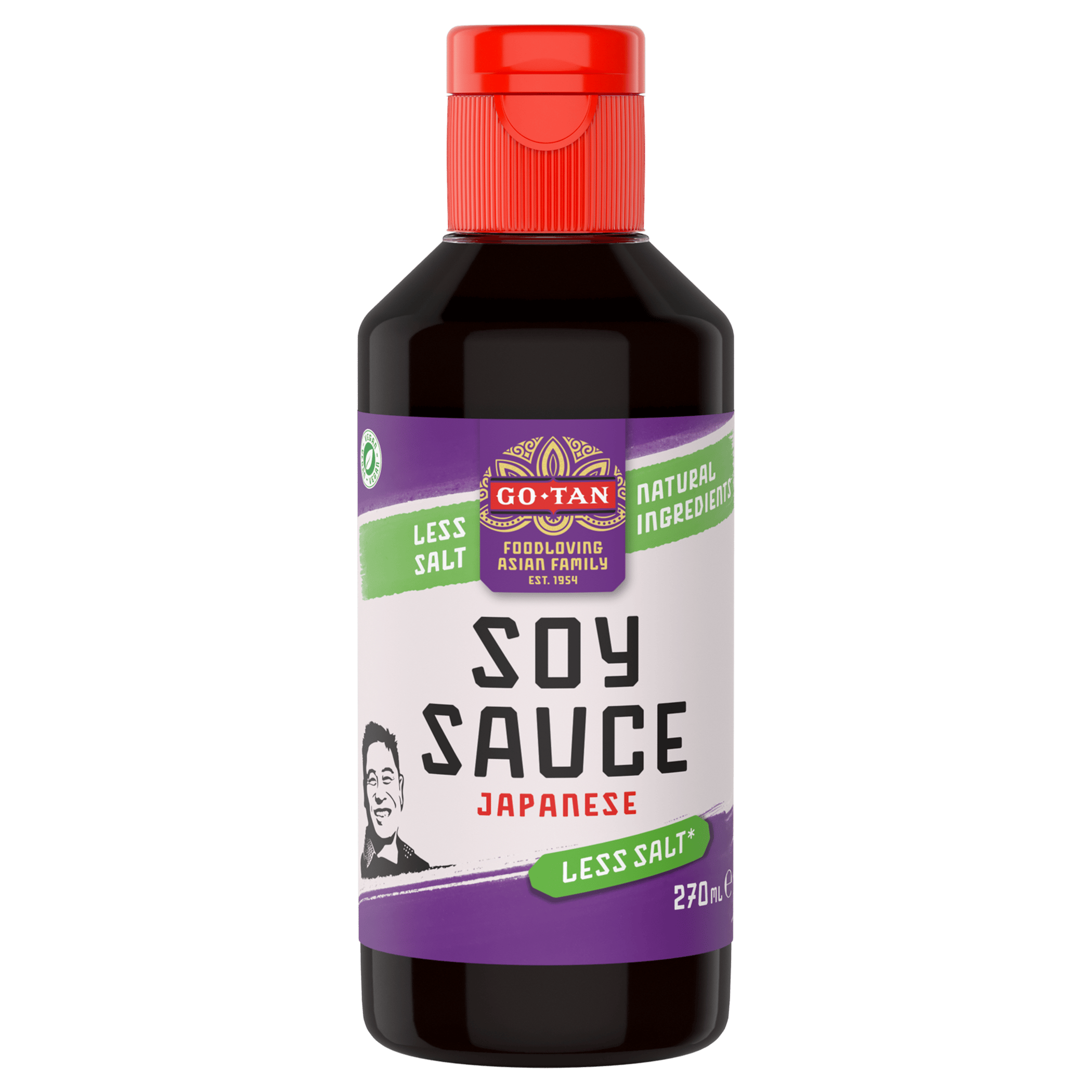 Go-Tan Soy sauce Japanese less salt