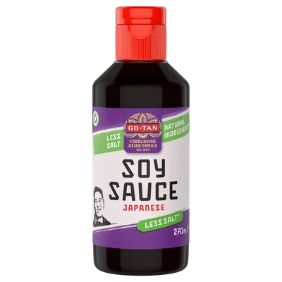 Go-Tan Soy sauce Japanese less salt