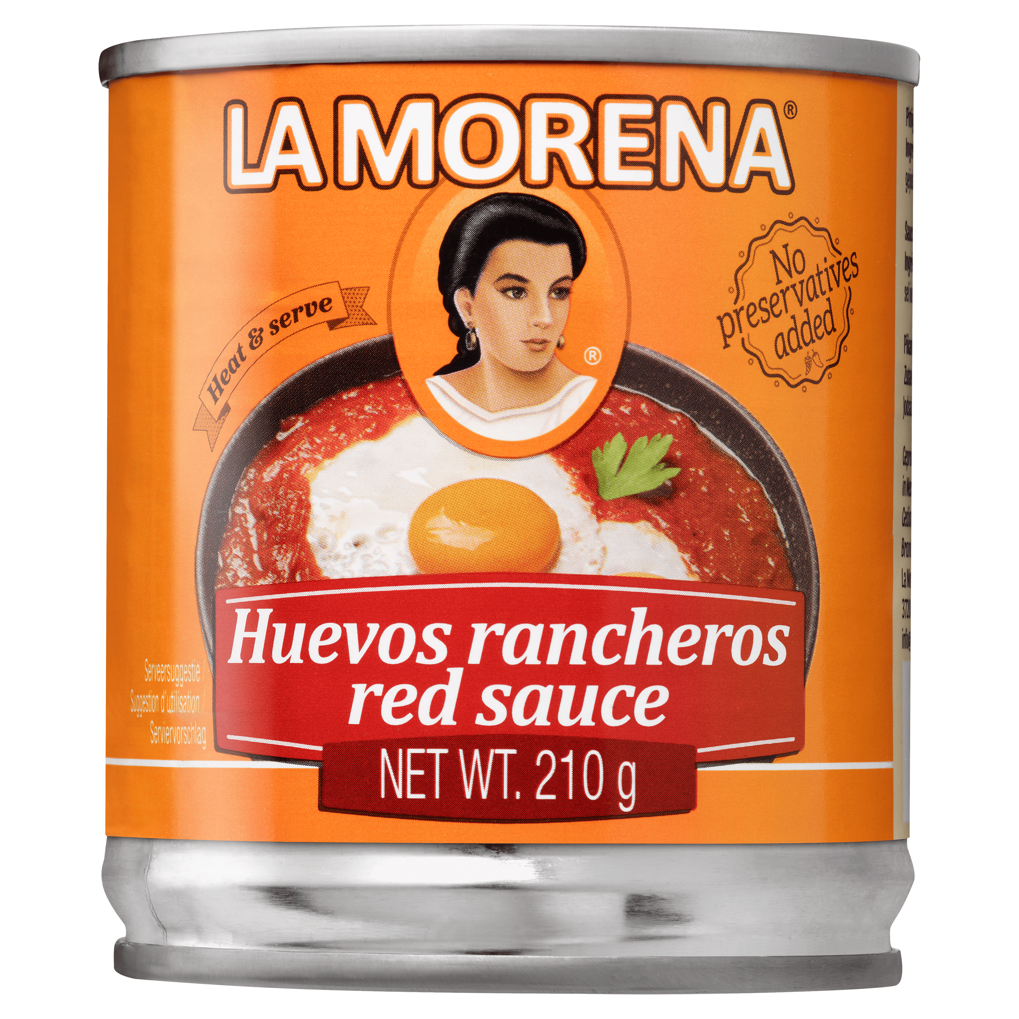 La Morena Huevos rancheros red sauce