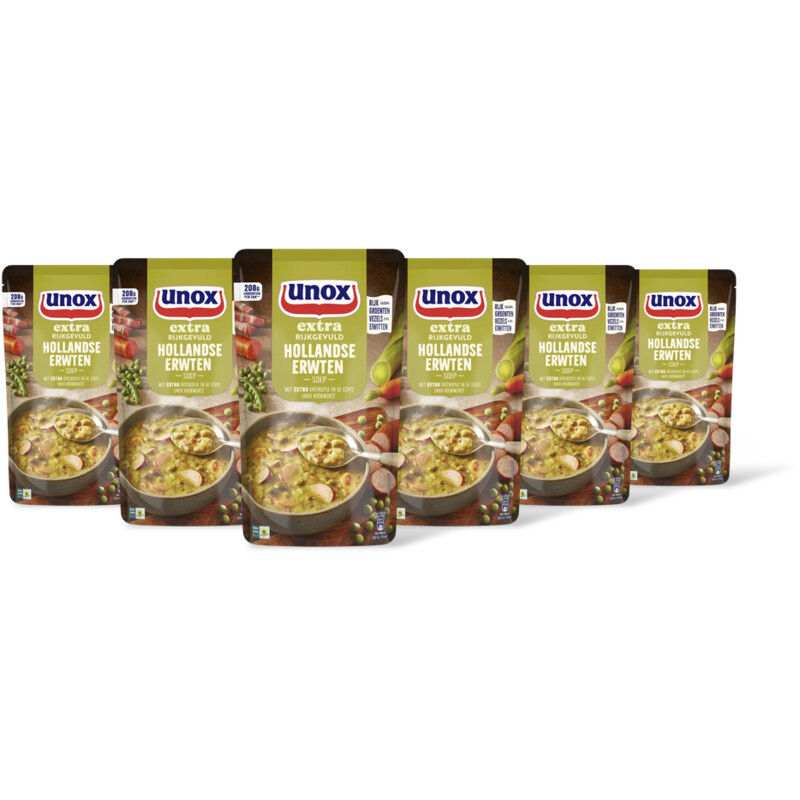 Unox Hollandse erwtensoep 6-pack
