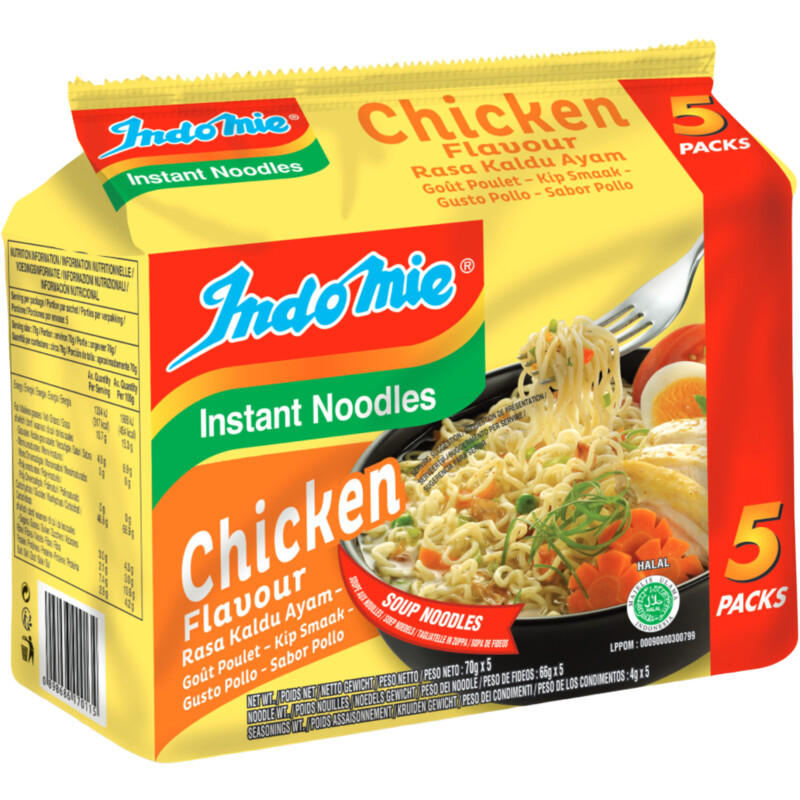 Indo mie Noodles chicken 5-pack