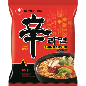 Nongshim Shin ramyun noodles