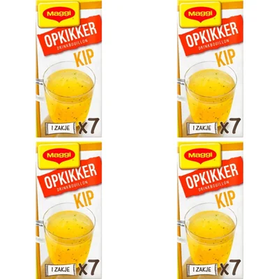 Maggi Opkikker drinkbouillon kip 4-pack
