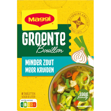 Maggi Groente bouillon minder zout