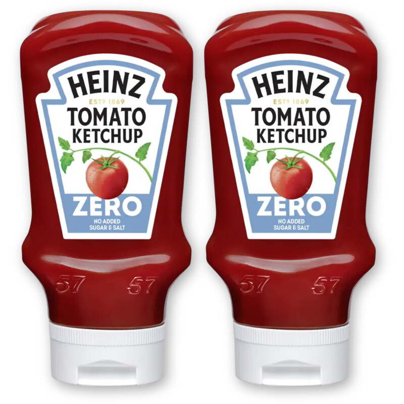 Heinz zero toegevoegde suikers 2-pack