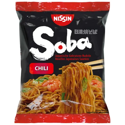 Nissin Soba chili noodles