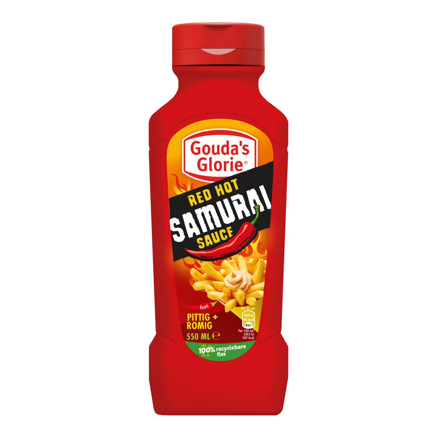 Gouda's Glorie Red hot samurai sauce