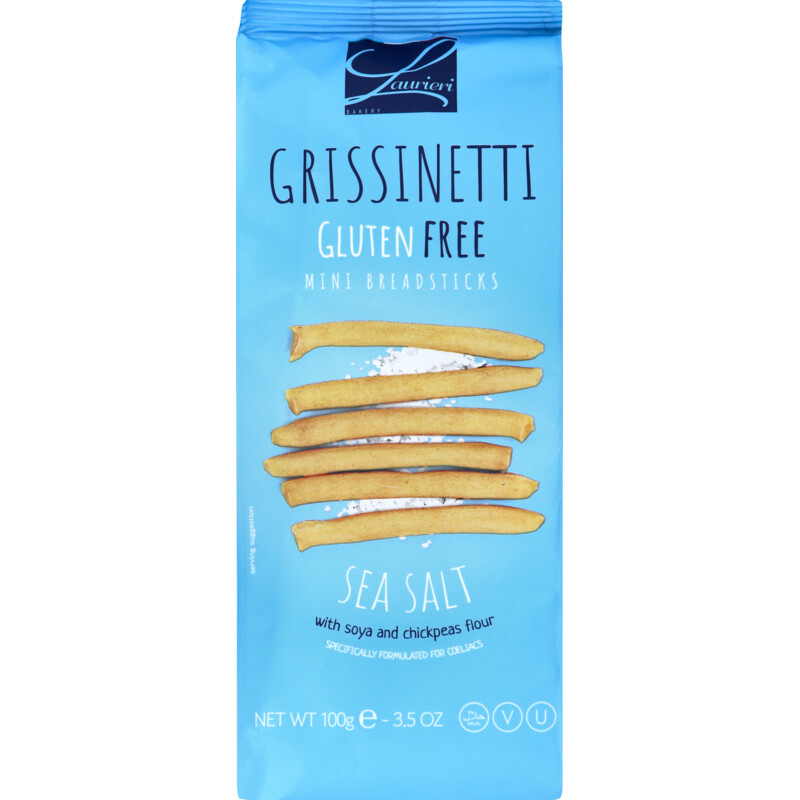Laurieri Grissinetti zeezout glutenvrij