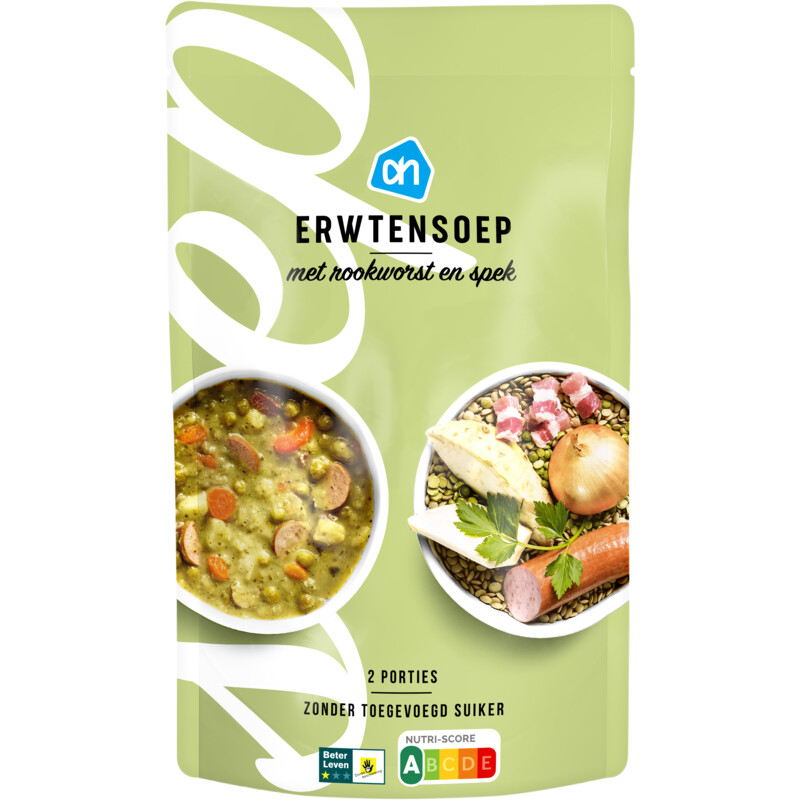 AH Erwtensoep met rookworst en spek