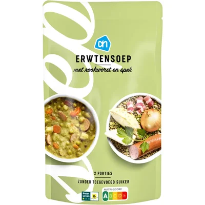 AH Erwtensoep met rookworst en spek