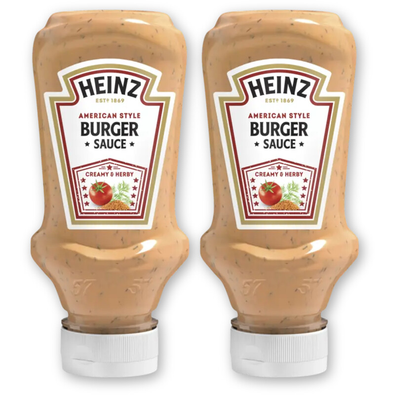 Heinz American style burger sauce 2-pack