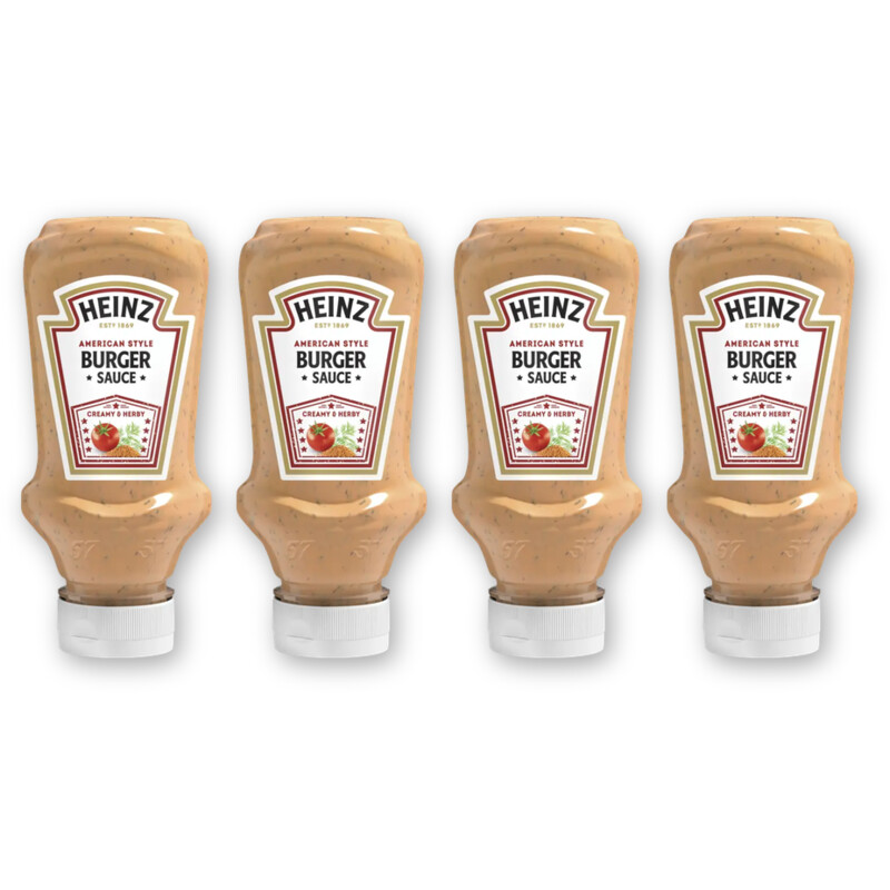 Heinz American style burger sauce 4-pack