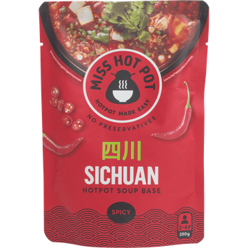Miss Hot Pot Sichuan hot pot soup base
