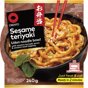 Obento Sesame teriyaki udon noodle bowl