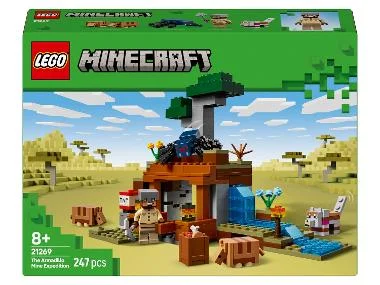 Lego Minecraft 21269 Minecraft De gordeldieren bij De mijn