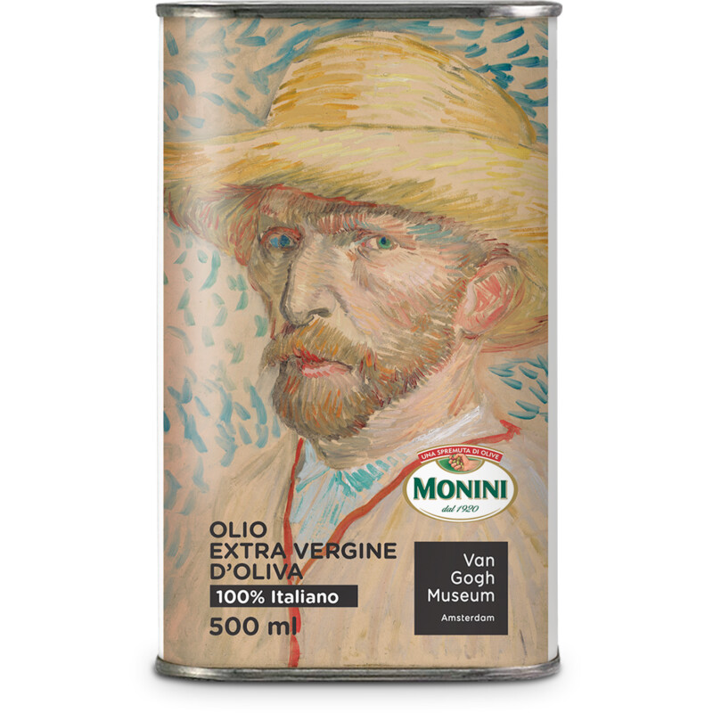 Monini Extra vergine olive oil van Gogh museum