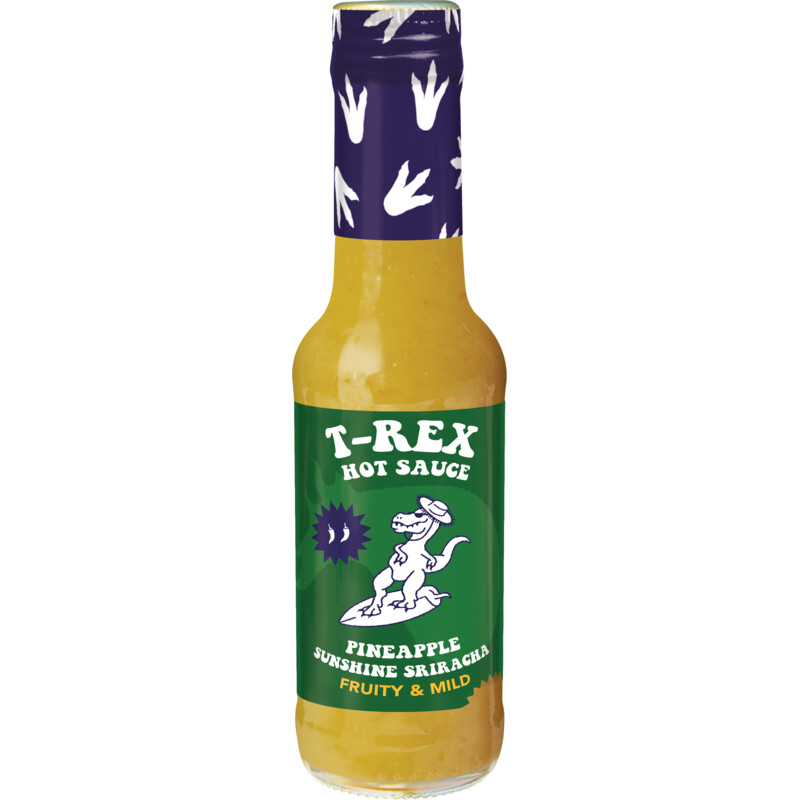 T-Rex Pineapple sunshine sriracha