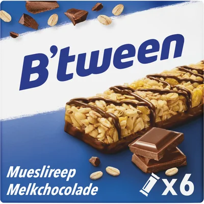 Hero B'tween mueslireep melkchocolade