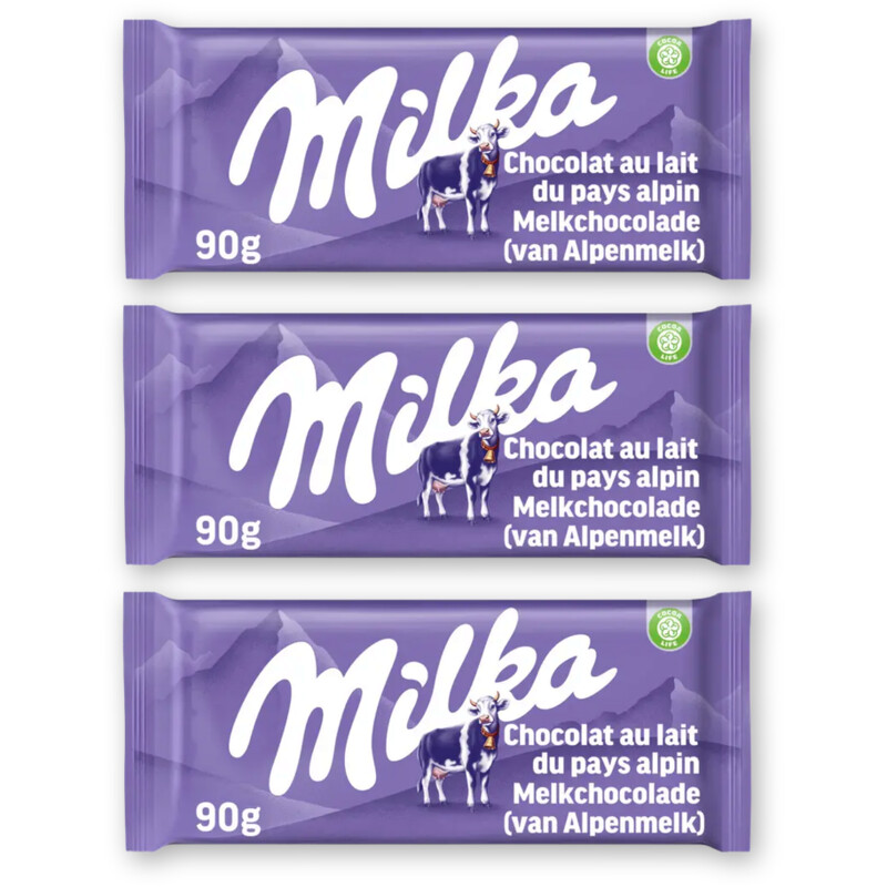 Milka Chocoladereep alpenmelk 3-pack2